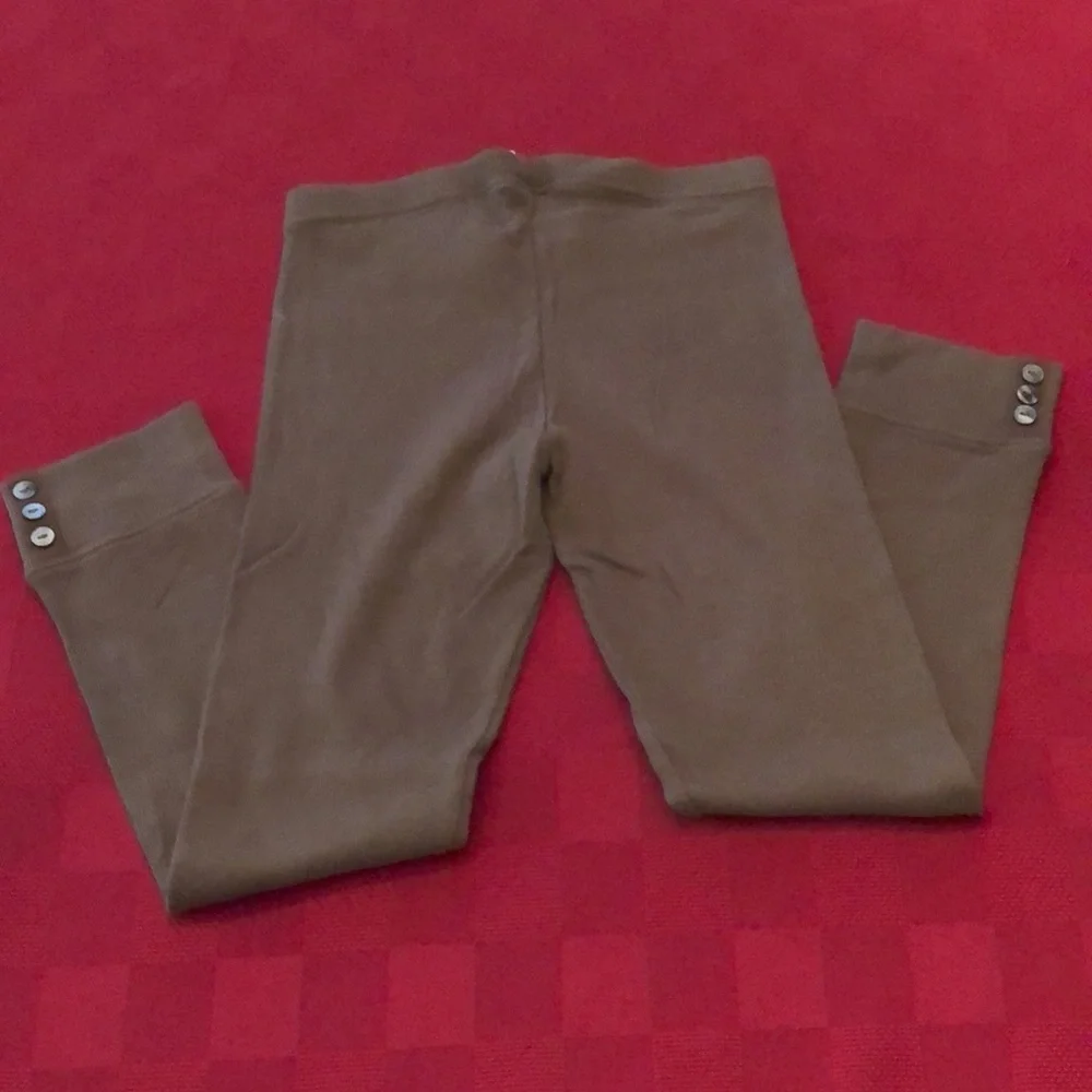 American Eagle Ultra Low Rise Ribbed Leggings in Brown Size Small Women’s